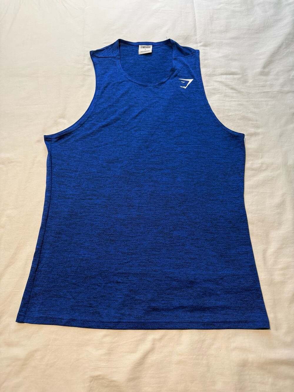 Gymshark Arrival Tank Top Blue Marl Size Small